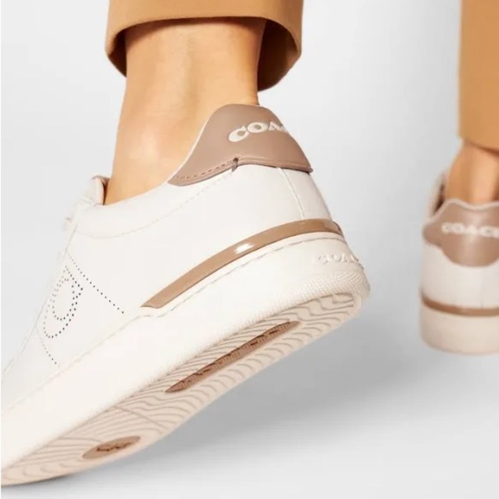 Coach Women's Lowline Leather Sneakers sz 7.5 NEW